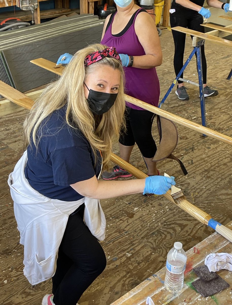 PS121x's tweet photo. Yesterday, for professional development/team building, the staff of PS 121 went to Rocking The Boat a program in the Bronx that not only does team building but works with local middle and high school students 🤩 #teambuilding #collaboration #nycschools #nycdoe #bronx https://t.co/swDEg4iqRg