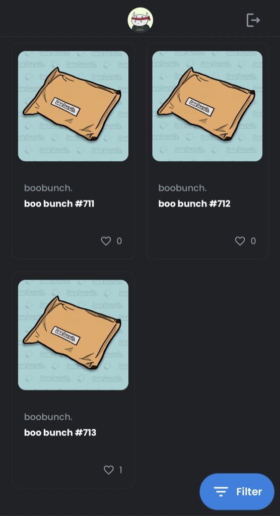 stephanxkal's tweet photo. just received a #PackageFromBooIsland π wonder whatβs in there π»
#BunchFollowBunch @boobunchNFT @esseeman
#NFTs https://t.co/bbDWD1Pxqd