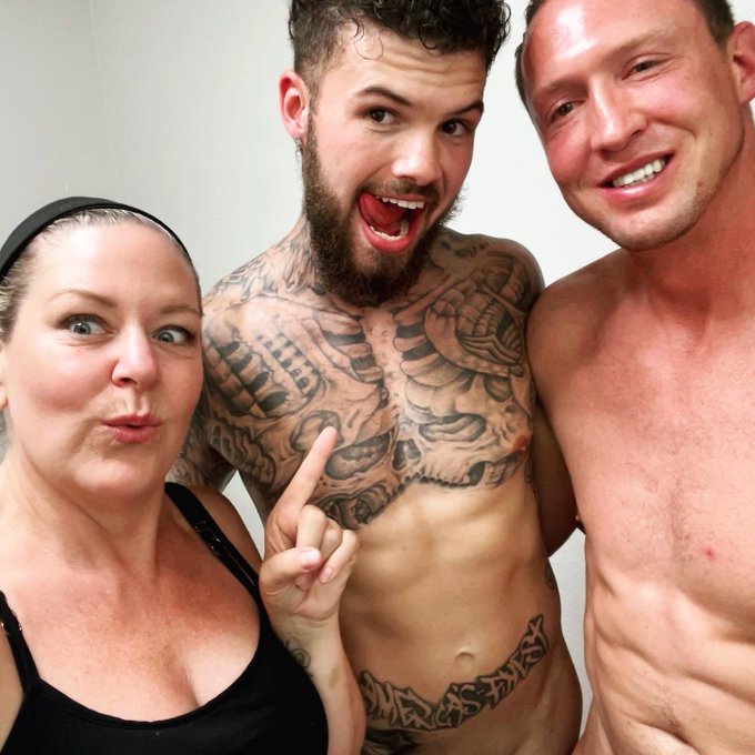 1 pic. So much fun filming these hotties!! Thank you! @PierceParisXXX @inkfit_ @WhamBam_Studios Watch