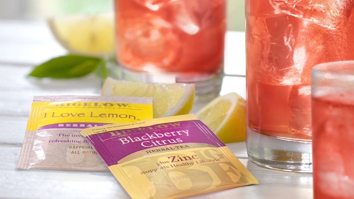 Take your tea game to the next level with fresh brewed iced tea using any flavor combo. #icedteaday #summer