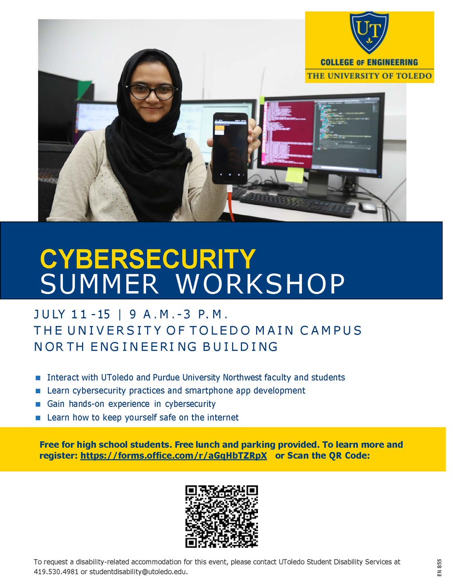 Know a high school student interested in the cybersecurity field? Join our free Cybersecurity Summer Workshop, led by experts in the field! #Rocketengineers #cybersecurity #fuelingtomorrows