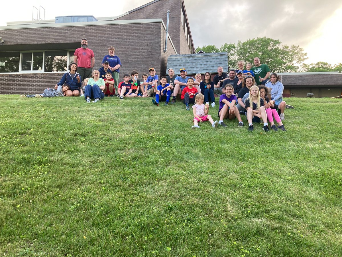5th Grade Family kickball cookout! Awesome evening!