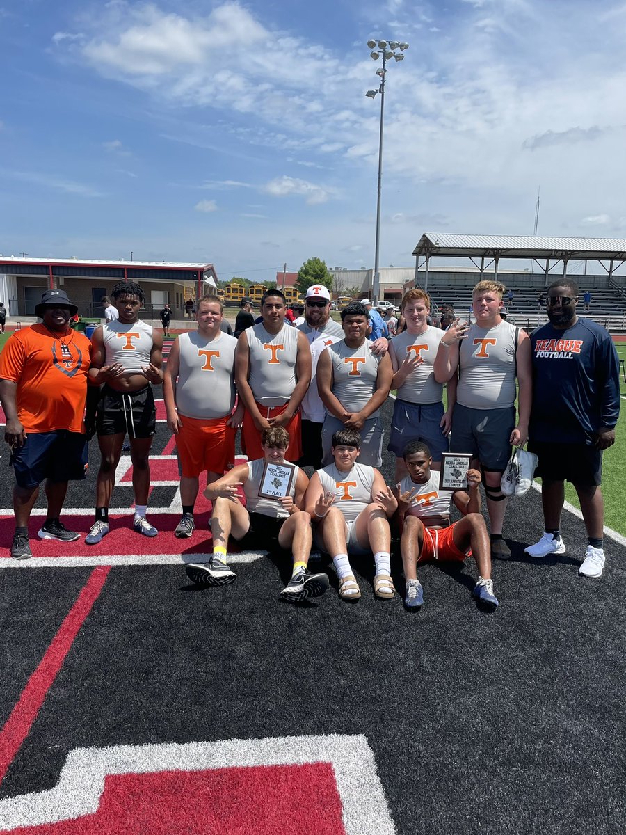 CoachLinscombZ's tweet photo. Took 2nd overall at the Mexia Lineman Challenge & won the Ironman Athlete Award! Proud of these boys!! #UMW https://t.co/YUuTs1LSfb