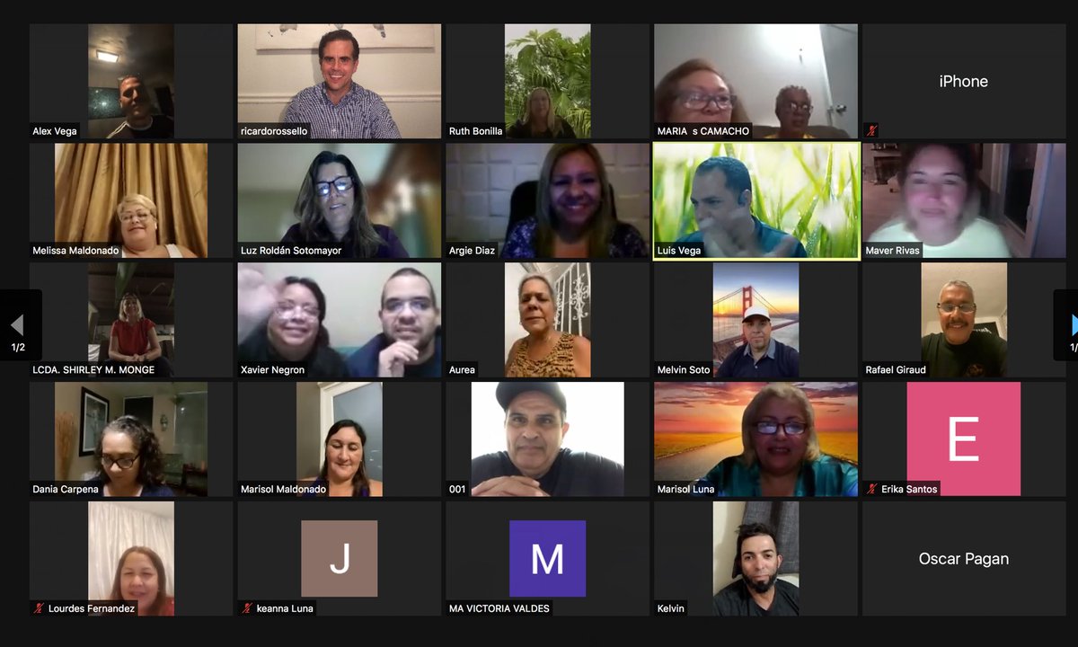 maver23's tweet photo. Recuerdos de algunas reuniones virtuales del delegado @ricardorossello con sus constituyentes. Èl nunca ha parado de trabajar por su ideal, su Isla y por su gente. #SeguimosTrabajando 🇵🇷🇺🇸 #DelegatesInAction https://t.co/cOI6IBk6je