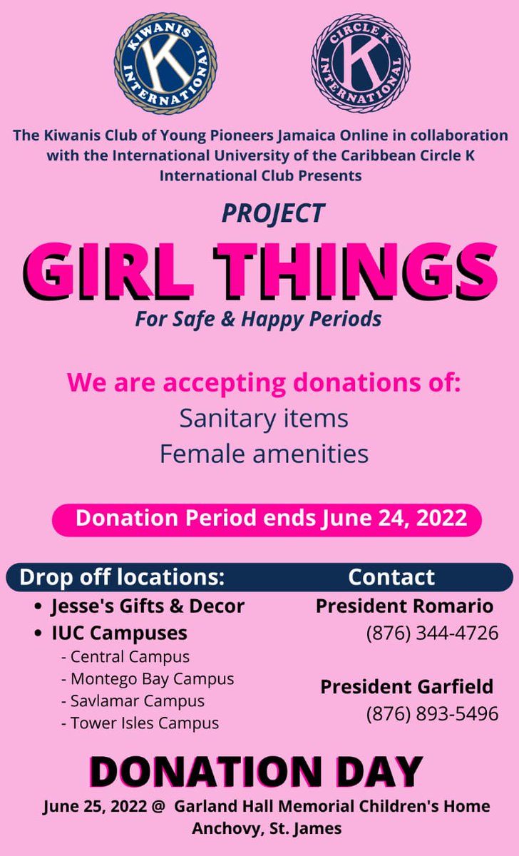 IUCCKI's tweet photo. Please support our Joint service project, Girl things we are soliciting female amenities. Thanks for the support 🙏 🙌 https://t.co/vRwLBhJK6H