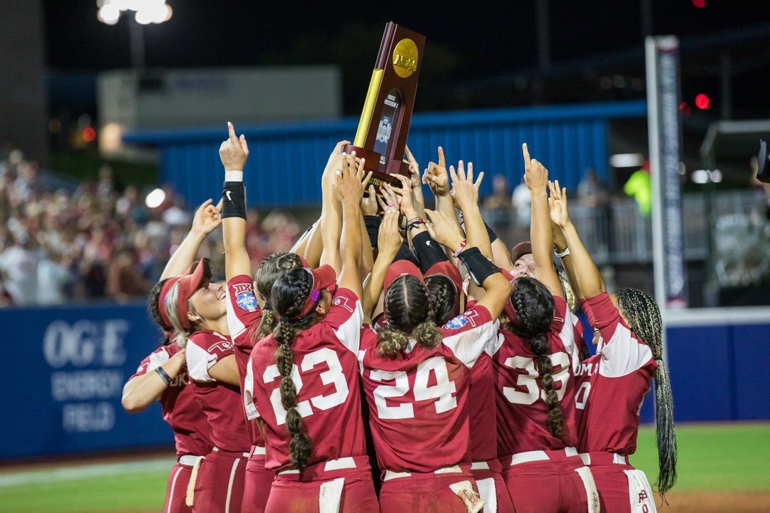 LISDsports's tweet photo. Congratulations to @LewisvilleISD &amp; @TheColonyHS alum Jayda Coleman on winning her second National Championship with @OU_Softball!! We are so proud of you! 🥎🥇 https://t.co/1dKWNXFh1Q