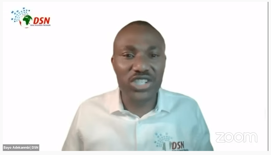 dsn_ai_network's tweet photo. #HappeningNow
Our founder and lead mentor, Dr Olubayo Adekanmbi @bayoadekanmbi, is currently giving the welcome address at the No Code AI Conference.
Join us on YouTube Live > https://t.co/ujBZ8AgT4p.
#NoCodeAI #dsn #datascientistsnetwork #datasciencenigeria https://t.co/3jU99G8b1U