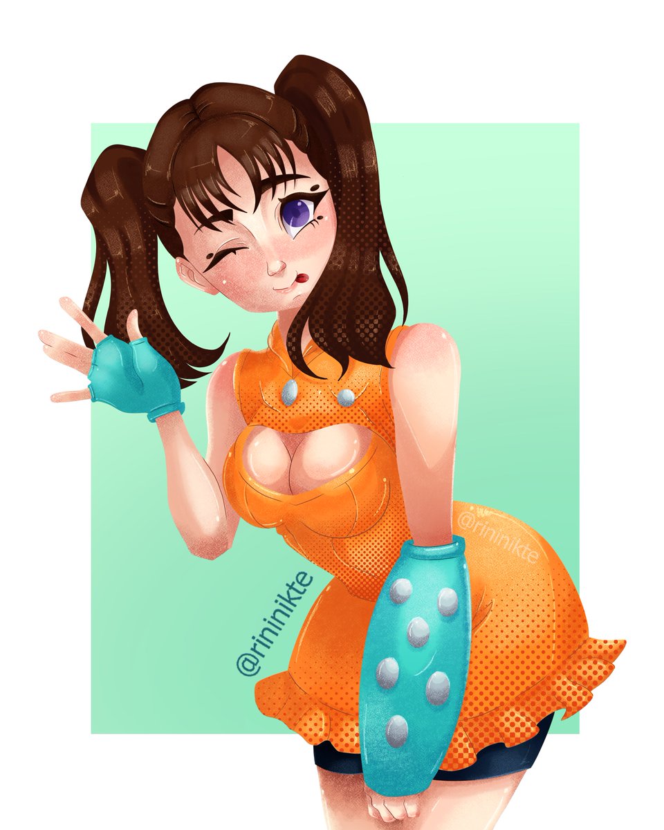 RiniNikte's tweet photo. Diane🧡✨
#nanatsu_no_taizai #deadly_seven_sins #diane #fanart https://t.co/S62ZTFht6b