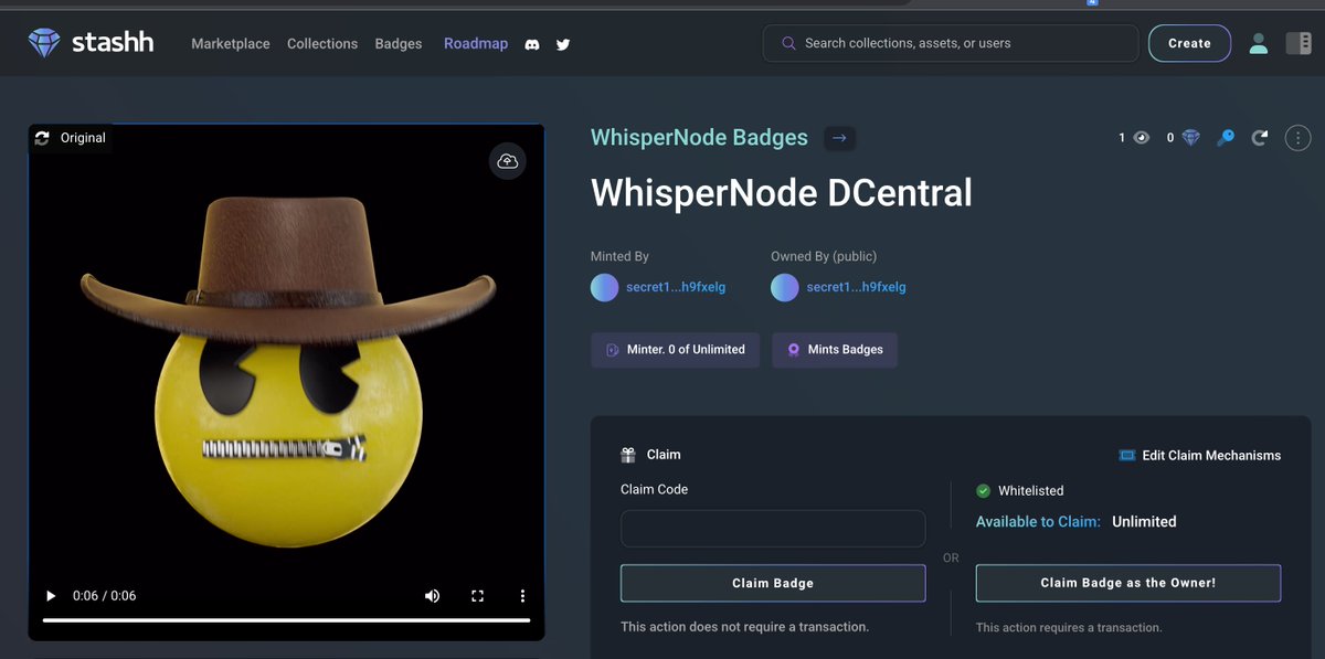BK_MovementLab's tweet photo. Who's still in Austin?!
Find me and I will give you the claim code to to mint your WhisperNode cowboy badge!
Thanks to my boy @This_is_Zipper for creating some dope 3d graphics!
$SCRT $OSMO $JUNO $AXL $CHEQ $EVMOS $DVPN https://t.co/z0Gs93ZQsw
