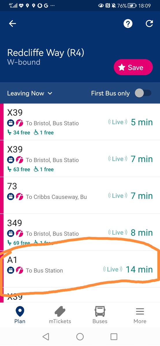 TheLaverack's tweet photo. @FirstBSA Might want to speak with drivers on Airport Flyer. Driver not aware that the bus is scheduled to call at Redcliffe Way R4. Flew past but thankfully stopped after it was clear 5 people were waiting. He said "not my stop"...your app and stop signage suggests it stops. https://t.co/ggBbeOB9Ws