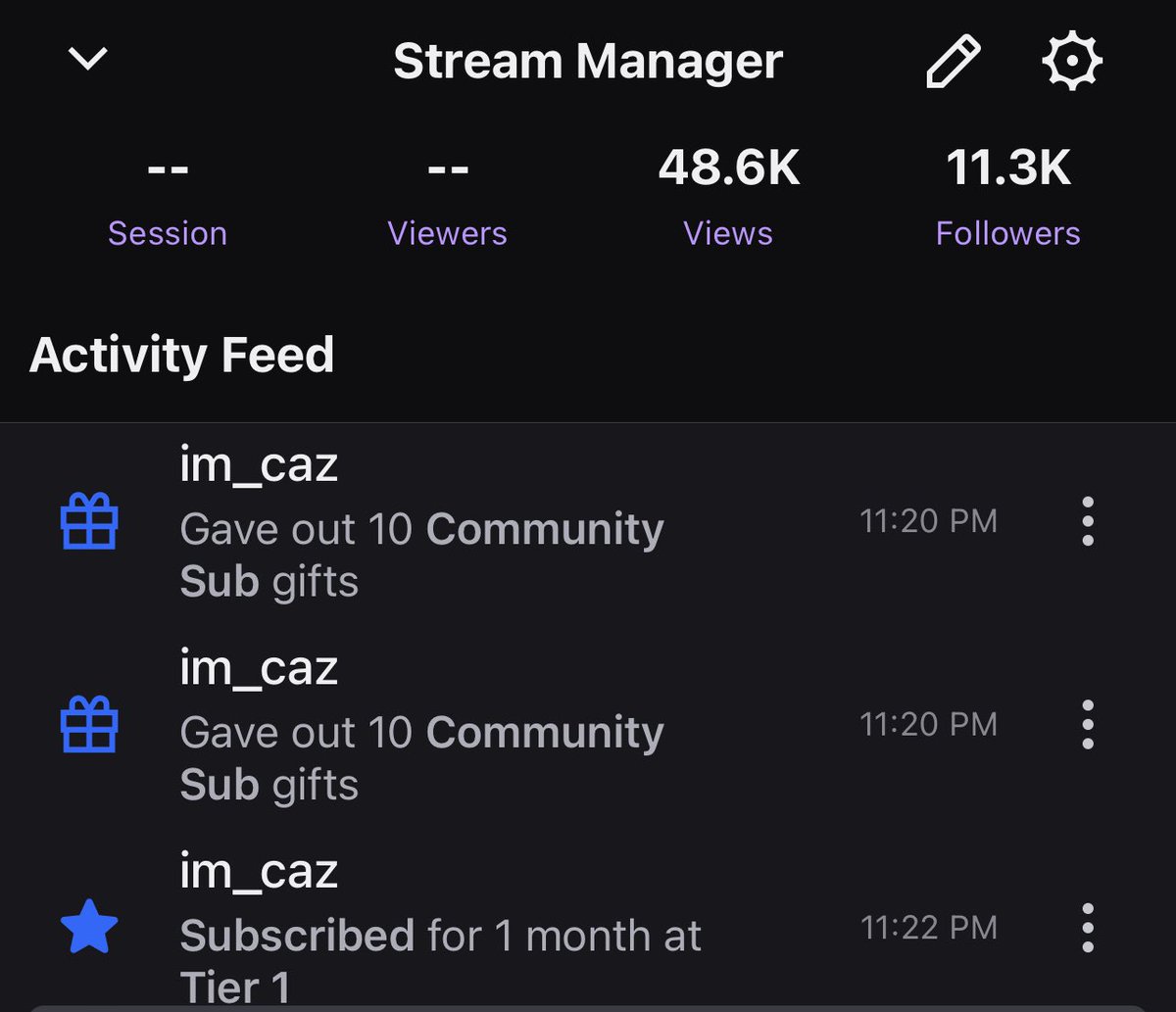 JairusTwin's tweet photo. “First time chatter” came in the stream last night and asked me “Fruit roll-ups or Gushers” I chose Gushers and bro proceeded to sub up and gifted 20 subs wow S/O to im_caz #ReadChat https://t.co/r2GFtDdGeS