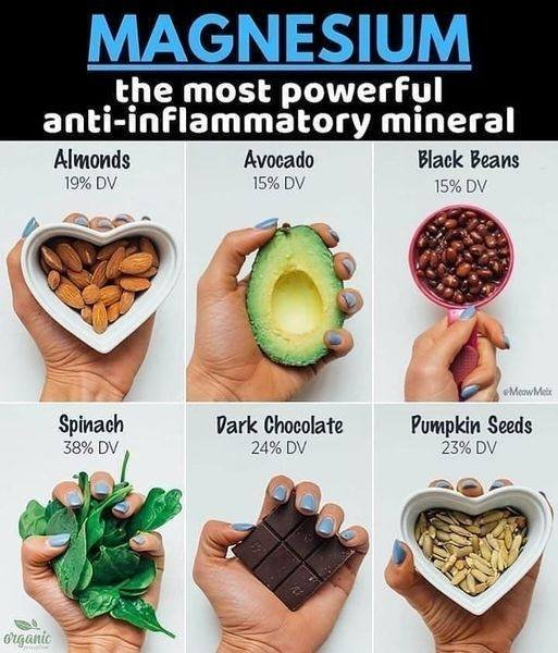 VegansFriendApp's tweet photo. Magnesium exists in far more foods than we think! Take a look at the info below for some ideas 😃 Don't forget to check out our website and web app at https://t.co/A6QmhBh5fD https://t.co/a89z7SrB6N