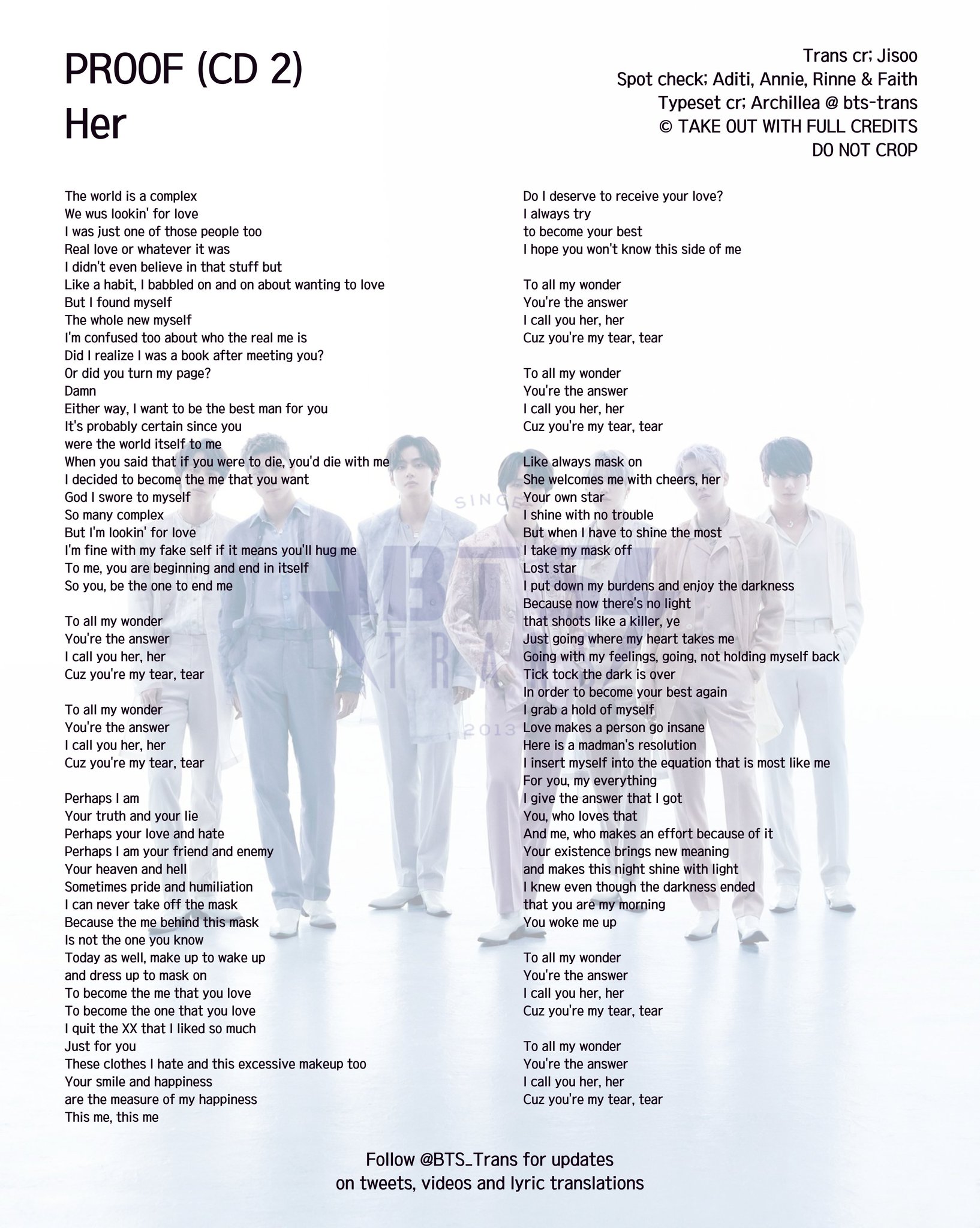BTS Translations / Bangtansubs on X: 