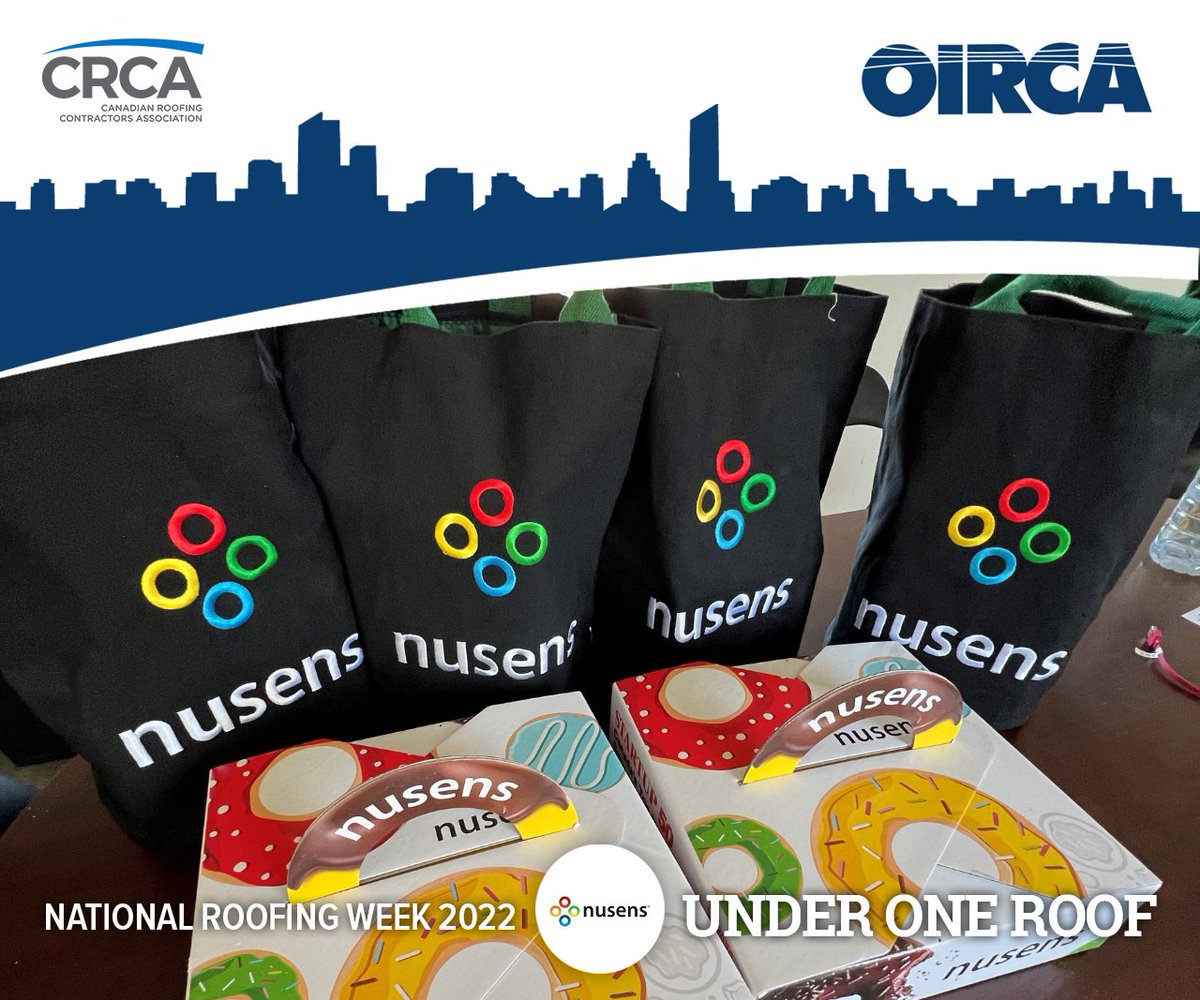 crcanews's tweet photo. Doughnuts, anyone?

Toronto's @nusens1 is capping off #RoofingWeekCanada’s Celebration Day with some tasty-looking treats! #RoofingCanada https://t.co/12yGvlWFB5