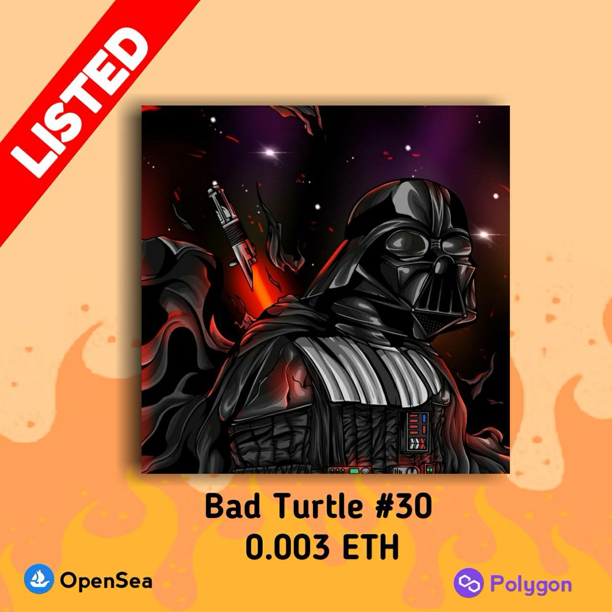 BadTurtleNFT's tweet photo. Hello guys
Just dropped a badturtle new nft
(Darth)
Check it out
Link:https://t.co/ZB2fdeEiUB
Instagram:BadTurtle_NFT
#NFTs #NFTGiveaways  #NFTCollection #NFTProjects #NFTartist #NFTGiveaway #NFTdrop #NFTs #NFTshill #NFTartists #bayc #opensea #polygon https://t.co/3x8T7gBFIx