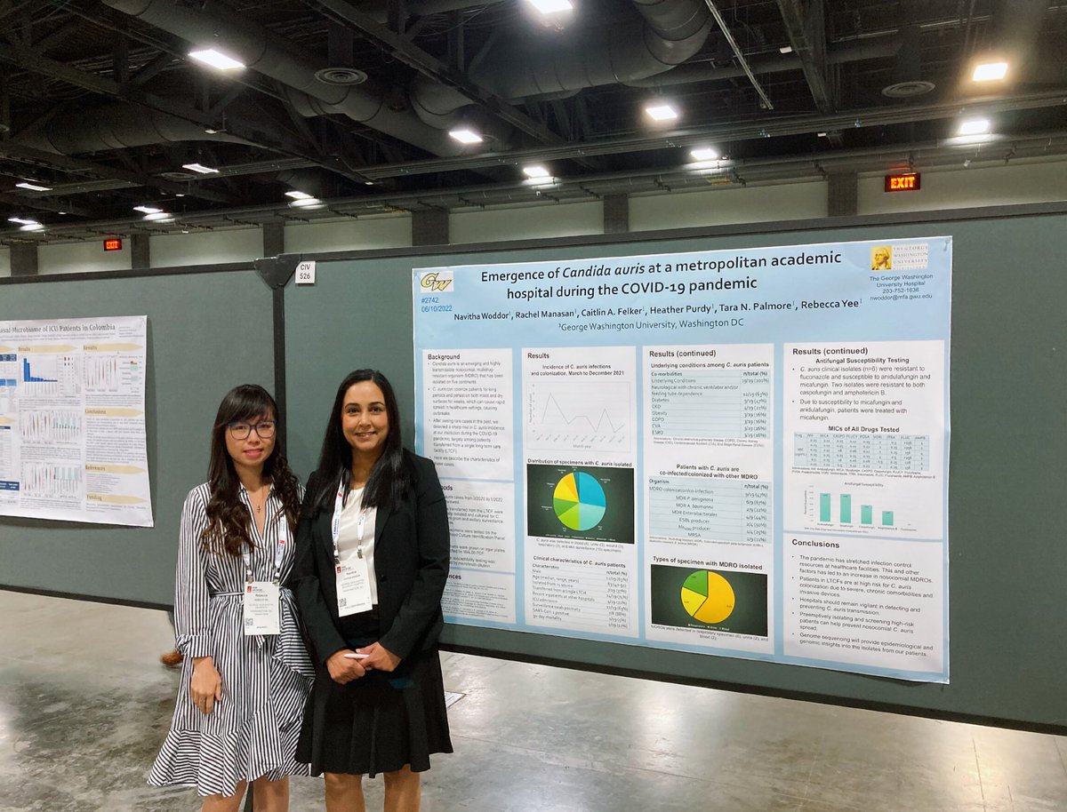 Rebecca Yee, PhD, D(ABMM) (@itsrebeccayee) on Twitter photo Come check out Dr. Woddor presenting a case series of #Candidaauris infections @GWUPathology. Missing <a href="/tarapalmore/">Tara Palmore</a> #infectionprevention #microbiology #ASMmicrobe2022 Come check out Dr. Woddor presenting a case series of #Candidaauris infections @GWUPathology. Missing <a href="/tarapalmore/">Tara Palmore</a> #infectionprevention #microbiology #ASMmicrobe2022
