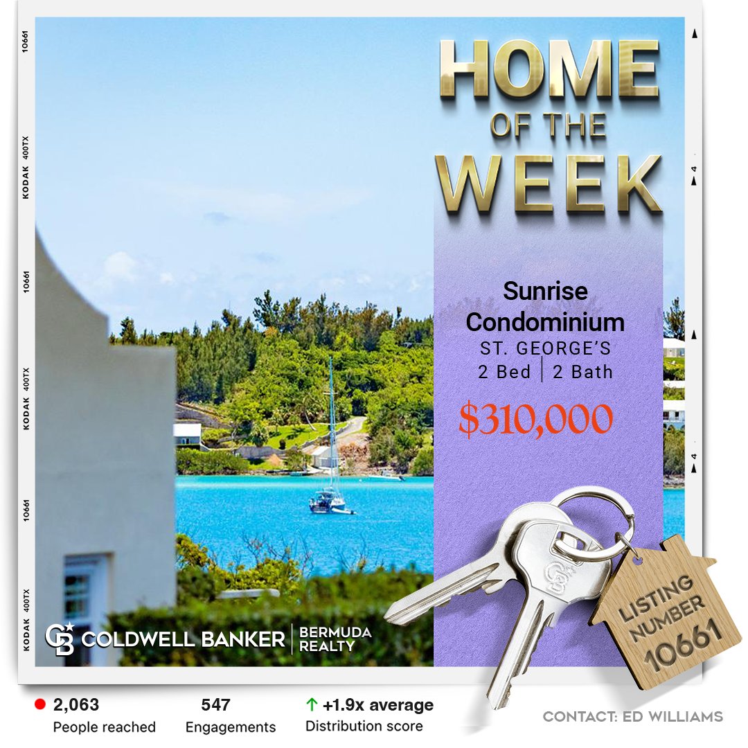 cbbermuda's tweet photo. FOR SALE: SUNRISE CONDO

Listing info ➡︎ https://t.co/J2wmbPbi8p

#bermudarealestate #realestate #coldwellbanker #property #investment #forsale #homeoftheweek https://t.co/tLD1dSsPZA