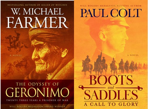Love history?  Buy  W Michael Farmer's Will Rogers Medallion Award-winning THE ODYSSEY OF GERONIMO:TWENTY THREE YEARS A PRISONER OF WAR, and Paul Colt's Marilyn Brown Novel Award-winning BOOTS &amp; SADDLES: A CALL TO GLORY. Available  wherever books are sold. ow.ly/pBuC50JuNj0