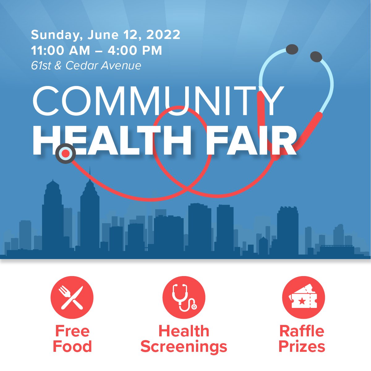 PennMedicine's tweet photo. Early detection saves lives. Join us in #WestPhilly on June 12 for FREE cancer screenings, insurance counseling, food, raffle prizes and more! https://t.co/6HxRsm9fzM #communityhealth2022 https://t.co/SvkIj7laiY