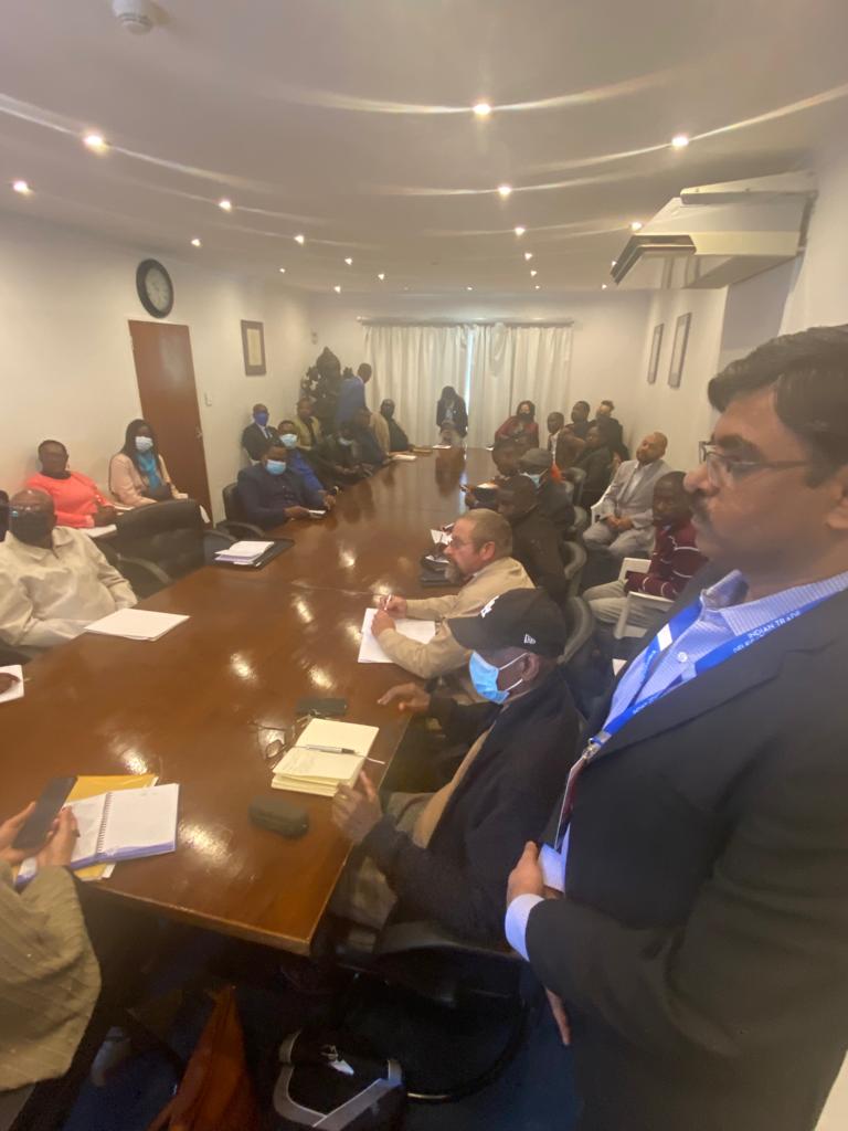 IndiainNamibia's tweet photo. Unprecedented response 2 our invite for business meets with IETO delgn. 280 Namibian companies visited us today for > 500 business interactions in pharma, med devices, agri, bio-fertilizers, IT, mining etc. @IndianDiplomacy @MEAIndia @DrSJaishankar @MIRCO_NAMIBIA @MOS_MEA @NIPDB https://t.co/7WnJfDZDsf