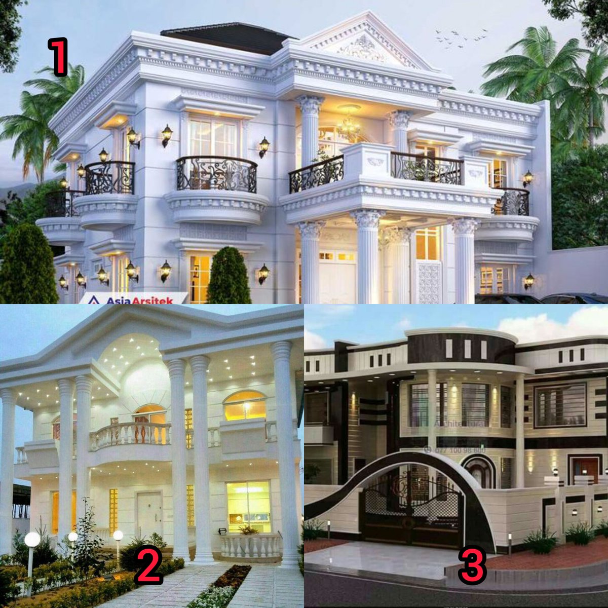 আপনাদের সকলের কাছে একটা পরামর্শ চাচ্ছি, এই ৩ টা বাড়ির মধ্যে বেশি সুন্দর কোন নাম্বার টা?