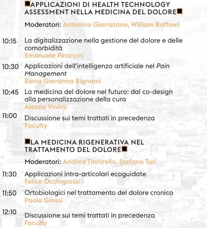 #ACDSIAARTI in Florence, #ParmAI and Pain, #MarcoBaciarello