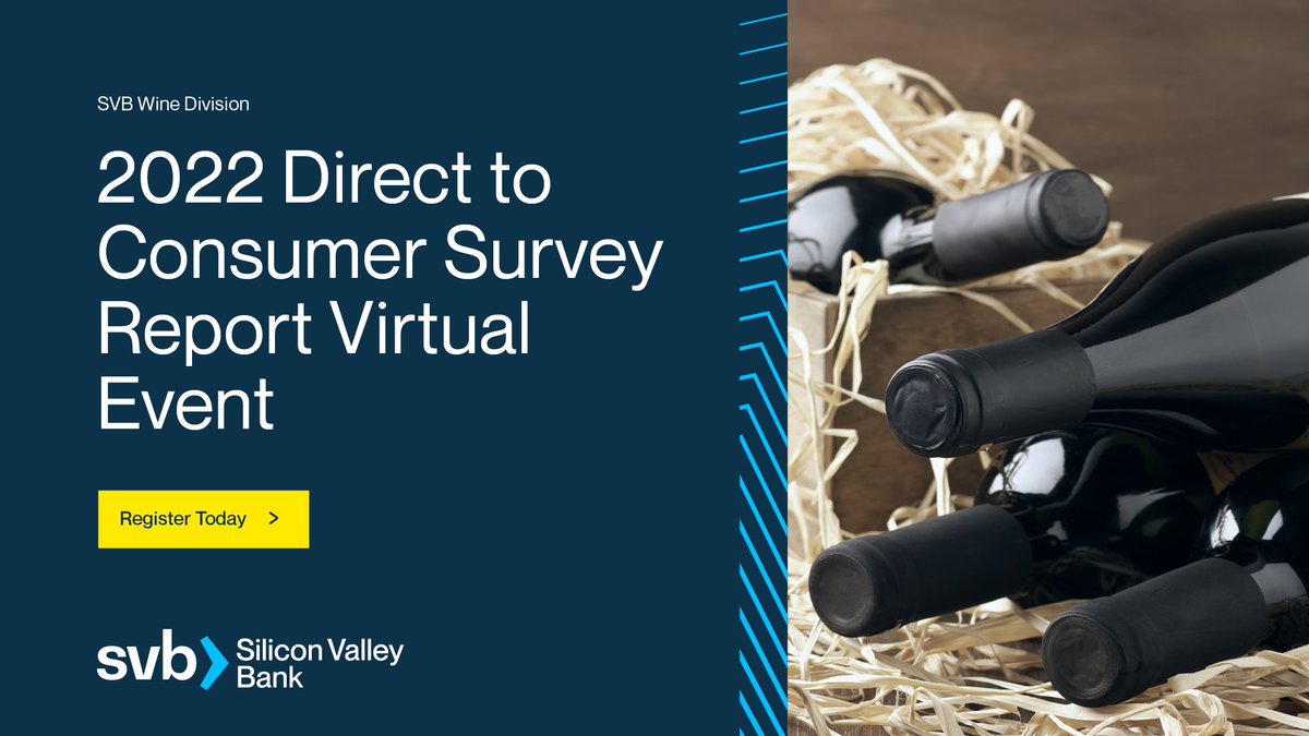 Pix Insight (@pixinsight) on Twitter photo Join the #SVBWine’s annual DTC virtual event on June 15th, featuring <a href="/SVBWine/">Rob McMillan</a> <a href="/pmabray/">Paul Mabray</a> <a href="/vivaELvino/">Leah McNally</a> <a href="/RutherfordRanch/">Rutherford Ranch Winery</a>. Find out what the #wineindustry can do to drive consumer sales, review this year’s survey results, and much more.
Register Today 👉 pix.ly/SVBDTC2022 Join the #SVBWine’s annual DTC virtual event on June 15th, featuring <a href="/SVBWine/">Rob McMillan</a> <a href="/pmabray/">Paul Mabray</a> <a href="/vivaELvino/">Leah McNally</a> <a href="/RutherfordRanch/">Rutherford Ranch Winery</a>. Find out what the #wineindustry can do to drive consumer sales, review this year’s survey results, and much more.
Register Today 👉 pix.ly/SVBDTC2022