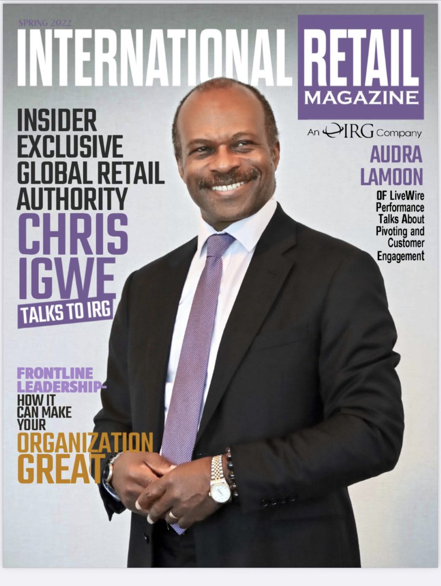 SAQ63SAQ's tweet photo. International Retail Group's Spring/Summer edition of Internationl Retail Magazine is out and chock full of great content!  Many thanks to all but especially @chrisigweintl - Global Voice of Retail, for giving of his time and exerience!  Subscribe here https://t.co/18fo3TrtLM https://t.co/7uXaUTwpEH