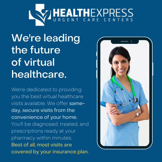 Need A Same-Day Visit From Home Now? 

Our virtual visits are 100% private and HIPAA compliant and registration is fast and easy. Schedule now or learn more at
healthexpressuc.com/ohio-telehealt…
#telemedicine #telehealth #virtualhealth