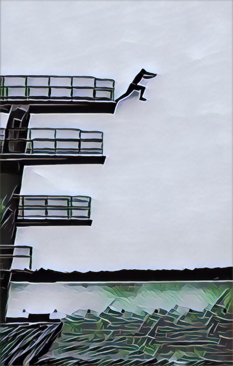 simplepilgrim01's tweet photo. “Landing”

Treading water
used to be how we swam
Now
diving from the high board
landing
with a resounding bam

#poetry #poetrycommunity #WritingCommunity https://t.co/Chx8MbyCOJ