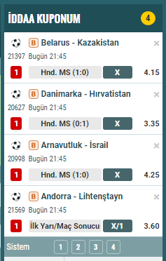 raskolnikovrmn's tweet photo. #Kazakistan 🇰🇿 gol atar MS TGS 2-3 Gol
#Danimarka 🇩🇰 Gol atar Ve Tek farkla galip Gelir
#İsrail 🇮🇱 Gol atar ve kg mantıklı o maça
#Andorra 🇦🇩 içinde 0/1 düşüncem ve ev 1,5 üst
Bol şans seçimlere kuponlara.. Kendinize en uygun olanı seçiniz 👋🍀👉🥃 https://t.co/86Hi50ucBE