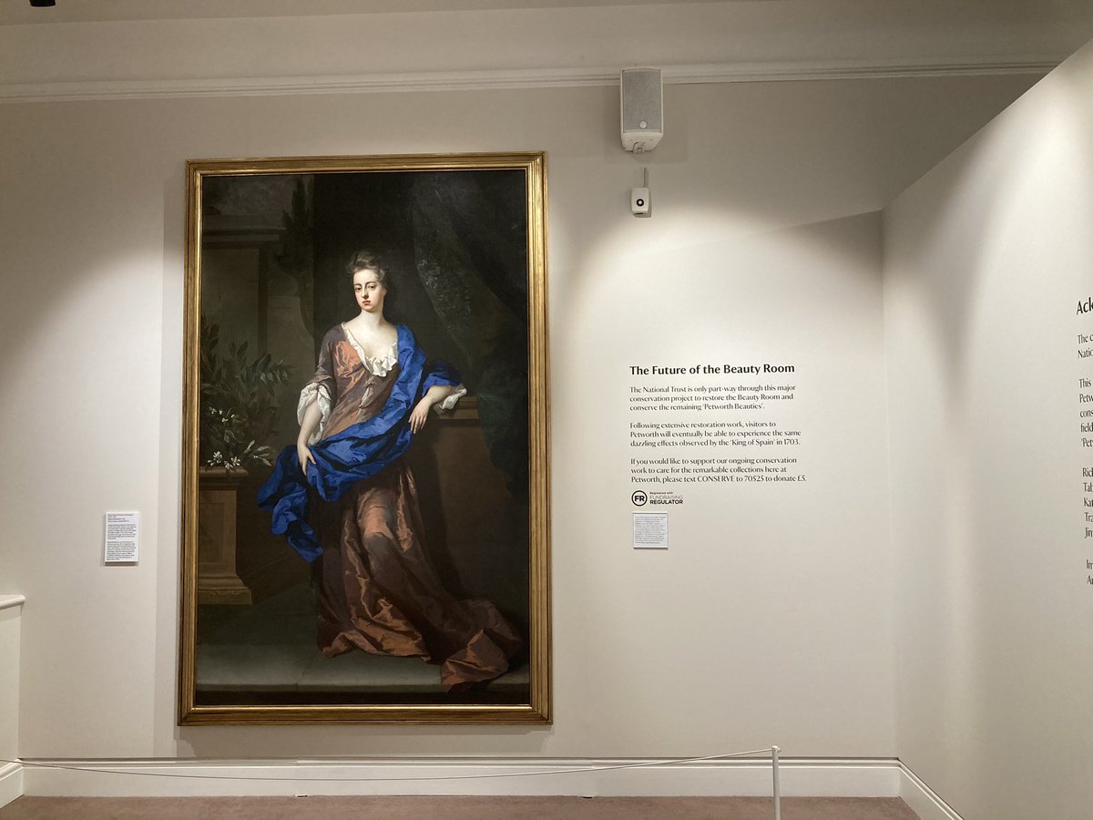 Awesome to get these ‘Beauties’ on display <a href="/PetworthNT/">Petworth House & Park</a> this week. 1st time they’ve been shown here since being returned to their original full-length glory!