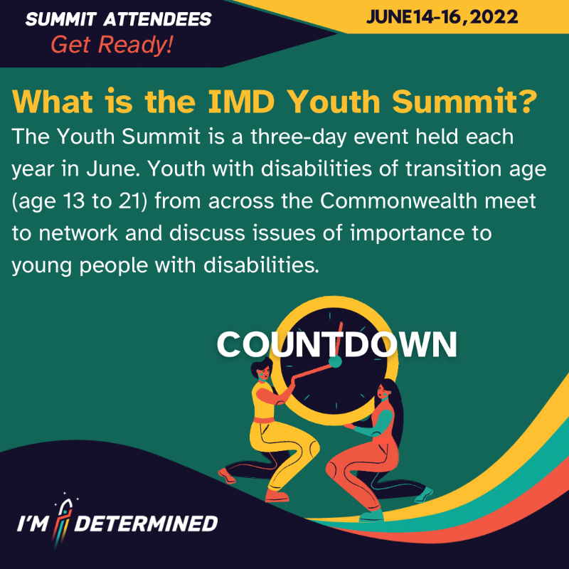 IMD_VDOE's tweet photo. The IMD Youth Summit is an annual 3-day event. Youth with disabilities of transition age from across Virginia network and discuss issues of importance to people with disabilities.
#YouthVoice
#Determined #IMDsummit
#PhotoOfTheDay
#motivation
#IMD
#ImDetermined
#determinator https://t.co/gMeNUvEqCj