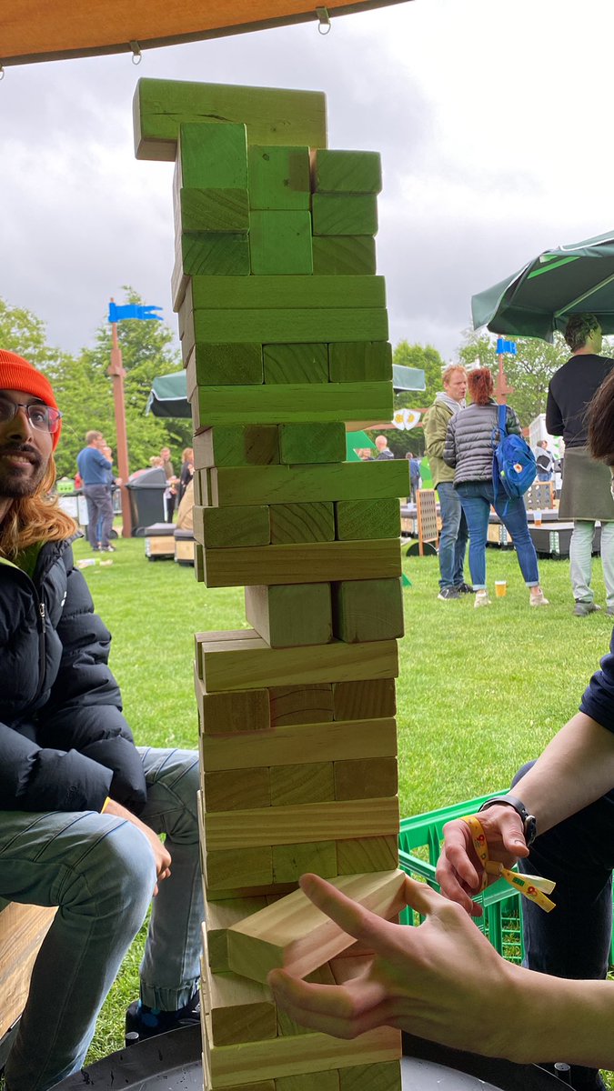 There’s live music over there. But true LEGO Masters are back here playing with blocks. :D