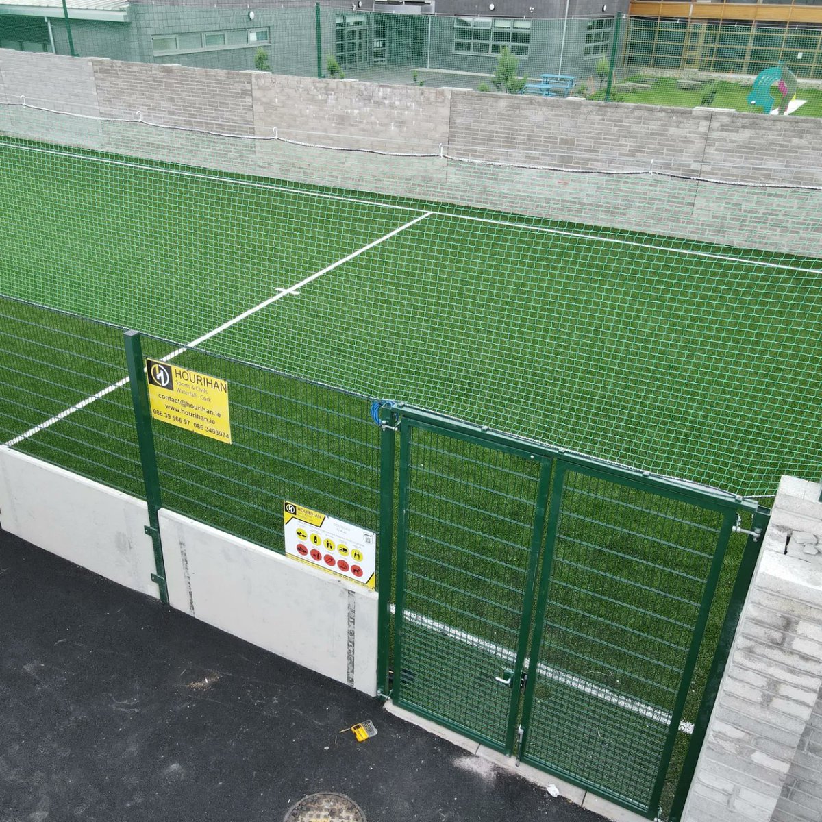 HSD_Cork's tweet photo. New ball wall training area handed over today in @DouglasGAAClub. Thanks to all involved in the club, best of luck opening all the new facilities tomorrow! @ireland_sis @JamesHourihan https://t.co/YzLQdqxwTS