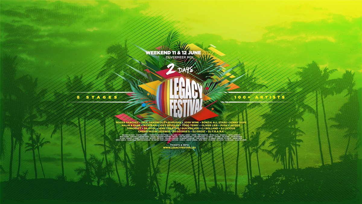 Looking forward to play at Legacy Festival Belgium tomorrow! 😎😀