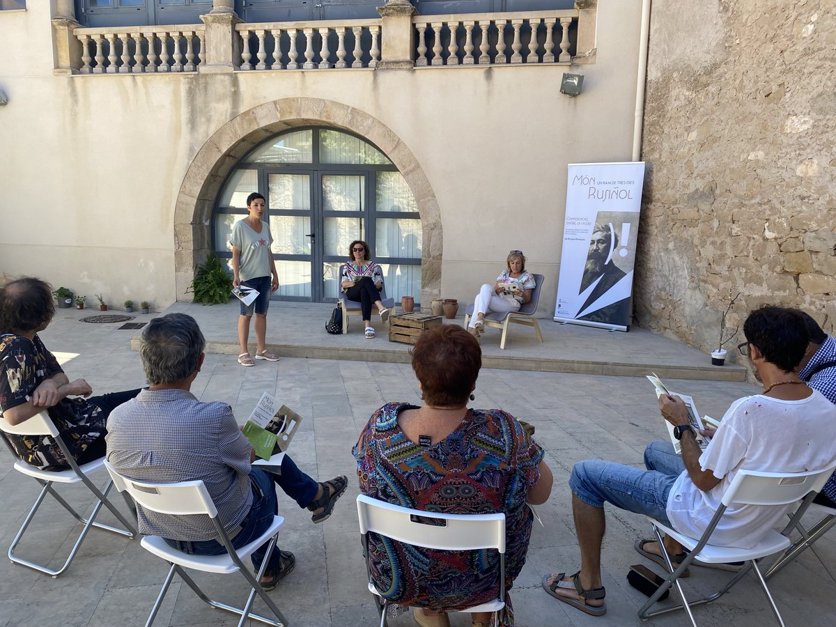 AjBorgesBlanque's tweet photo. .#LesBorges enceta tres dies de conferències, teatre i activitats al voltant del #Modernisme i la figura de Santiago Rusiñol 

#BorgesamblaCultura #MonRusiñol #SantiagoRusiñol 

https://t.co/OJ9LNtVKGn https://t.co/5CkHtQuKJ9