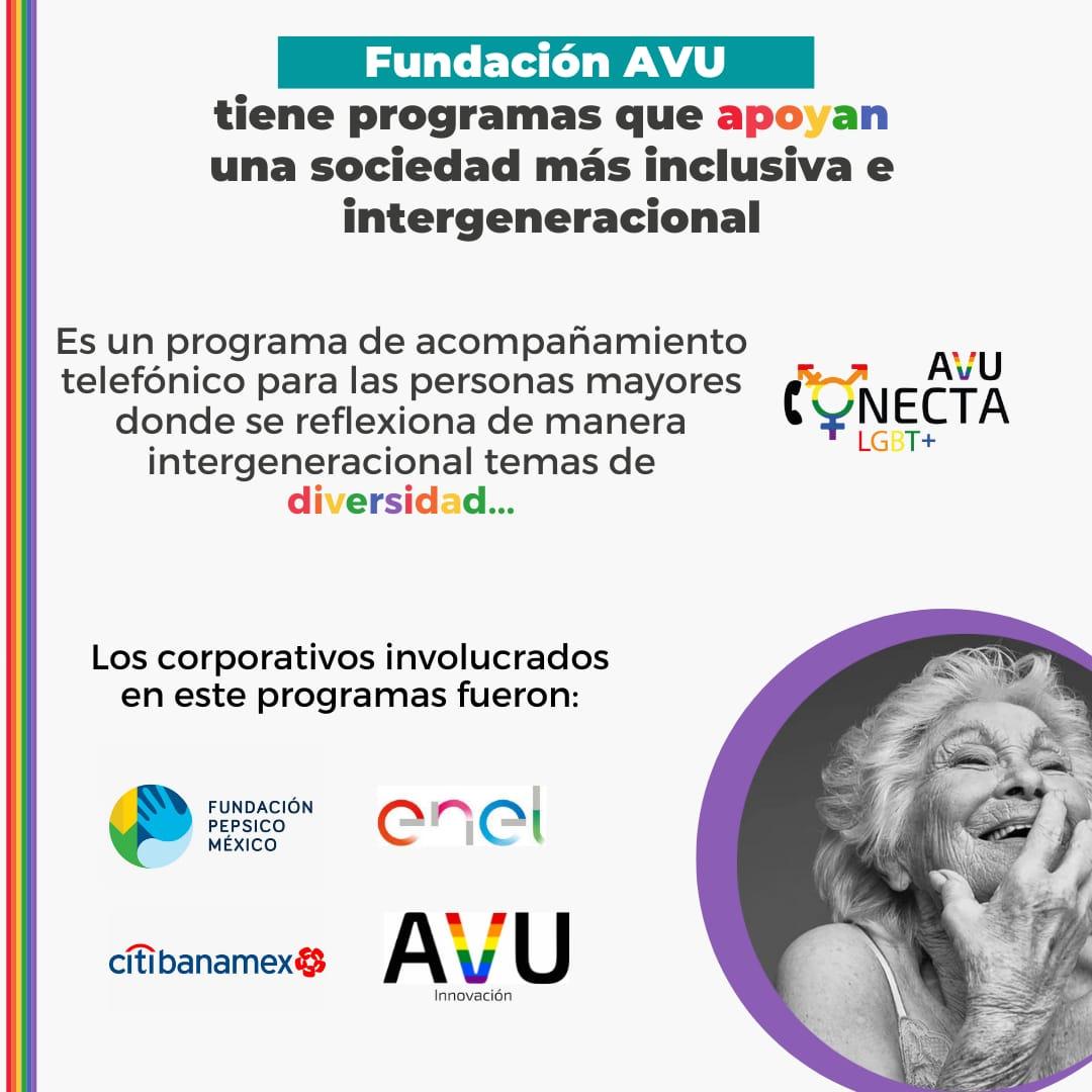 avuiap's tweet image. Como fundación hemos concientizado sobre temas diversos, la diversidad y el amor no son la excepción.🏳️‍🌈

#avucᴏɴᴇᴄᴛᴀ #Todossomosavu #envejeciendoconorgullo #comunidadlgbt #envejecerconlibertad #lgbt #pride