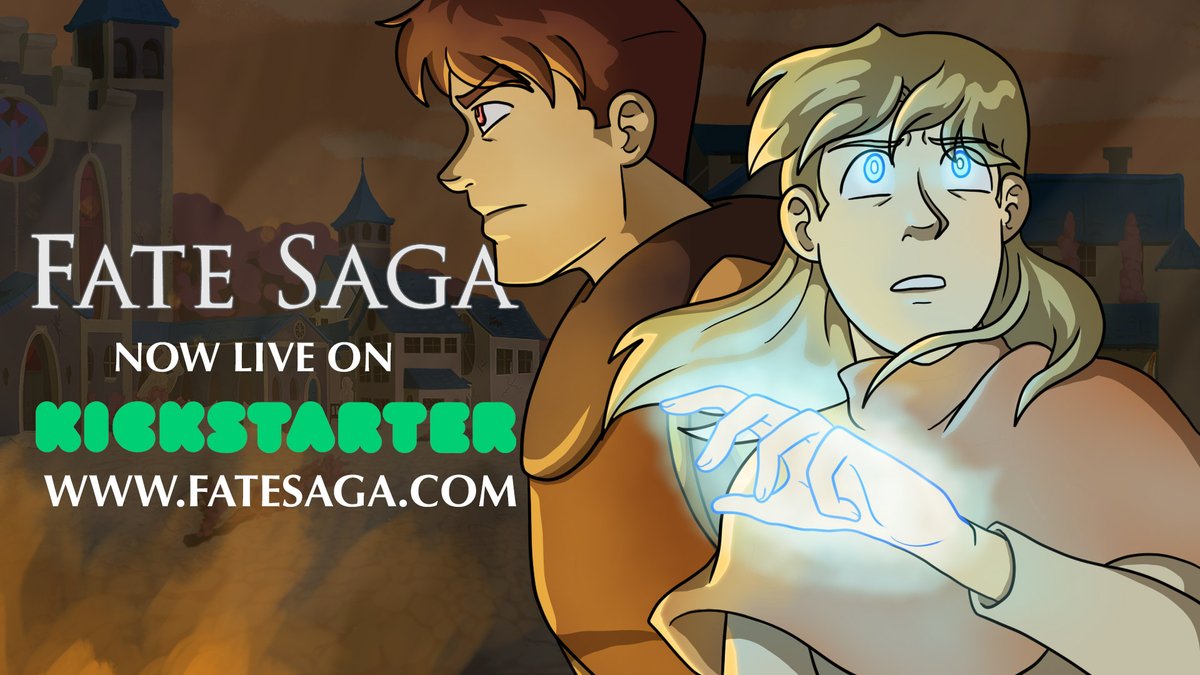 FateSaga's tweet photo. https://t.co/c51GGmKe7v

I am excited to announce the launch of the Kickstarter campaign for my original project, Fate Saga!  

The intent of the campaign is to help raise a budget to expedite the production of the first episode, and comes with some cool rewards! https://t.co/PnPz8Tvcj7