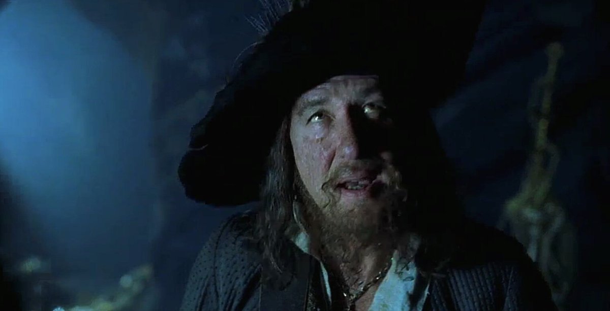 bestofpotc's tweet photo. juat barbossa being done with everything https://t.co/WbinwgkvDv