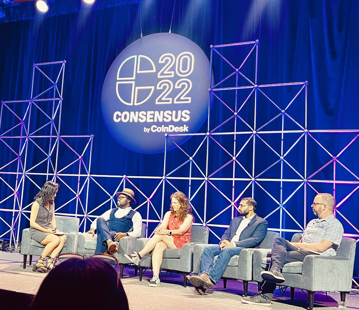 Proud partner watching Josh knauer rock his #Consensus2022 panel and announce our launch!