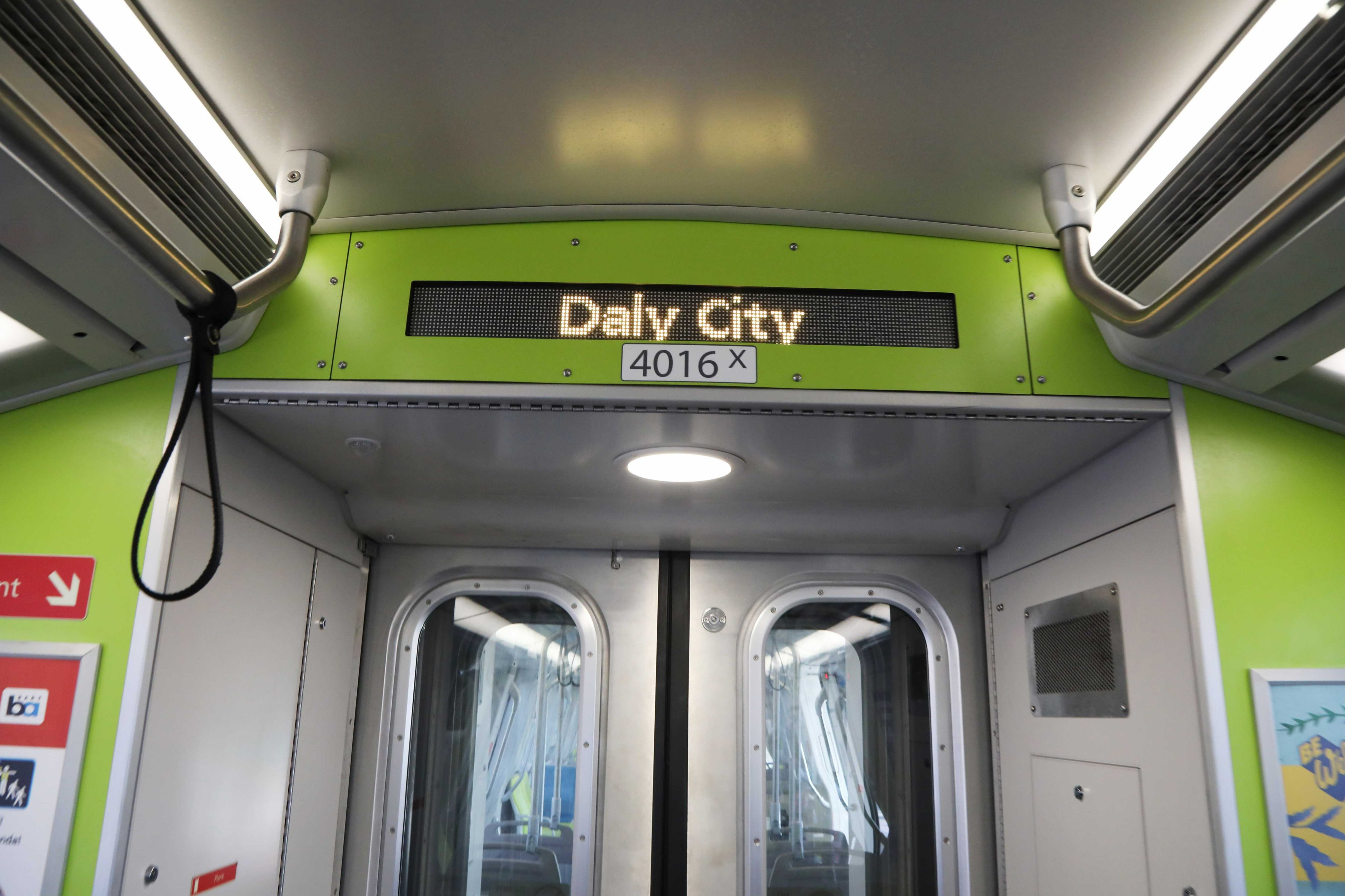 BART on Twitter "Train car numbers can be found inside and outside a