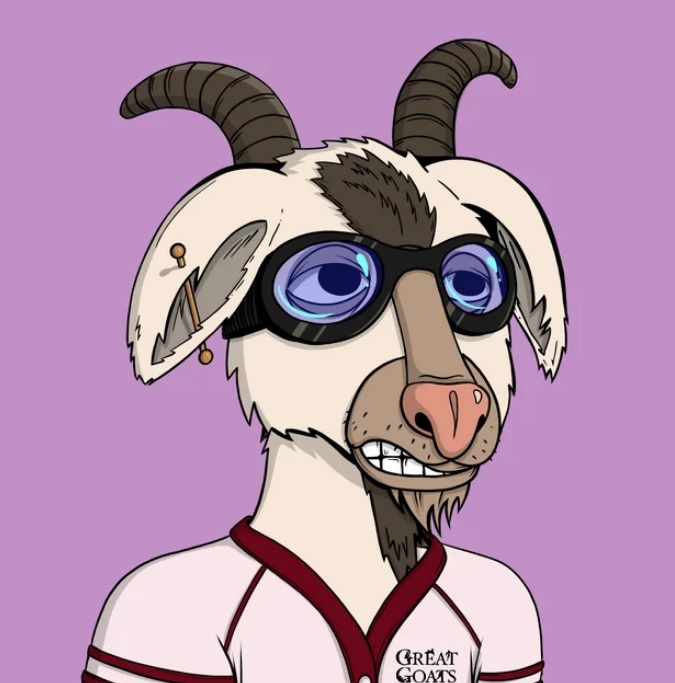 sterako's tweet photo. Proud to be part of this great community @GreatGoatsNFT 🐐
The adventure has only just begun 🤘
HOLD &amp; STAKE my Legendary all the way #GOATISH https://t.co/xQnwhOJMeY
