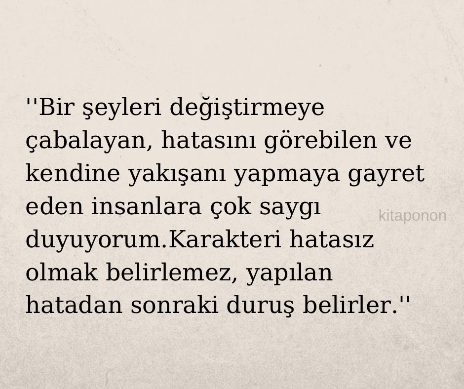 O kadar güzel bir yazı ki.