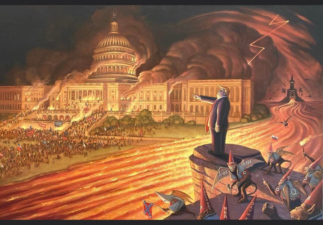 AuthorKimberley's tweet photo. I don't know who did this but it perfectly illustrates what the 1/6 committee showed us last night. https://t.co/gPIyJcomsC