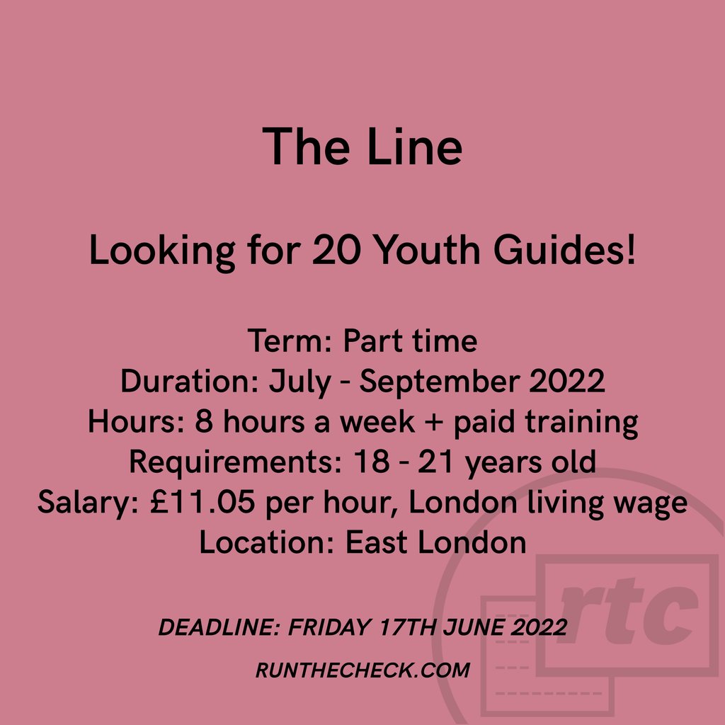 RunTheCheck's tweet photo. Youth Guides, @TheLineLondon 🎨

https://t.co/Bi1ArwxjHa https://t.co/nRsuvcfvSD