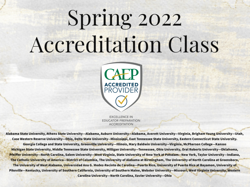 caepupdates's tweet photo. 35 providers were approved under the rigorous, nationally recognized CAEP #Teacher Preparation Standards. The 35 providers from 22 states, the #DistrictofColumbia, and Puerto Rico earned accreditation for their #educator preparation programs. Congratulations!!! https://t.co/iwOSa8QRpF