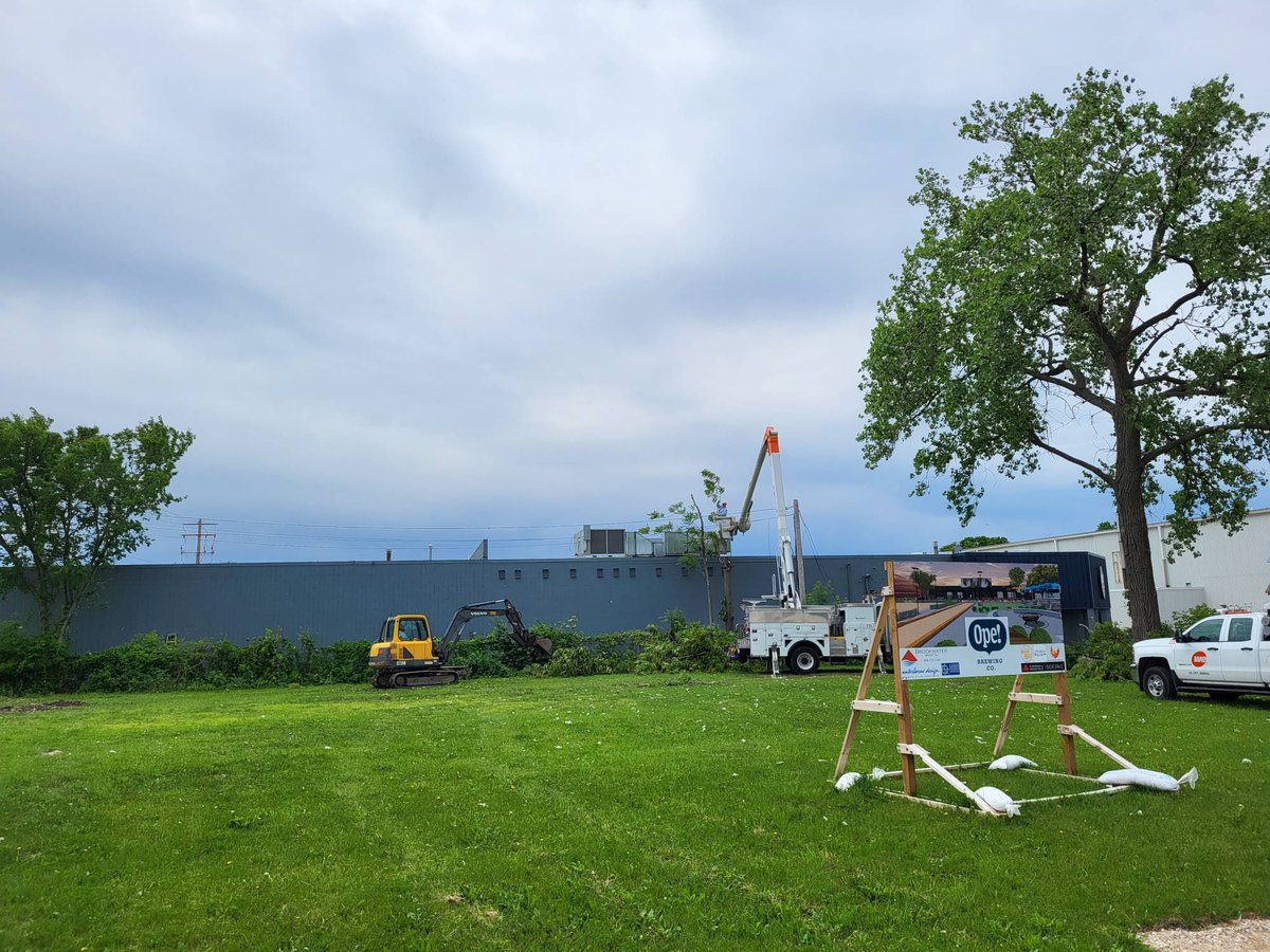 Construction on our outdoor space begins!