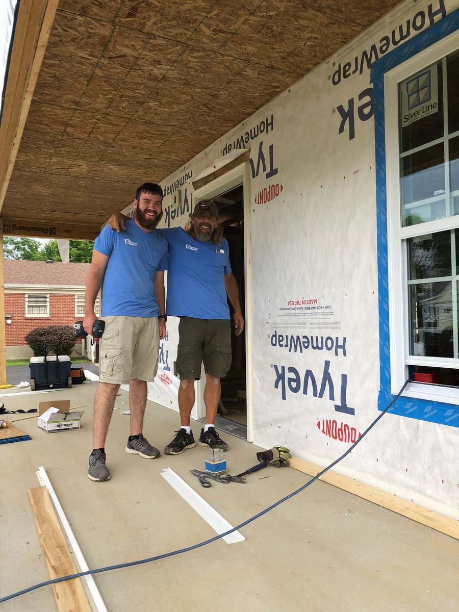 Today we installed the doors, and helped with a few other projects, for this <a href="/LouHabitat/">HFH Metro Louisville</a> project with the <a href="/brownforman/">Brown-Forman</a> Corporation  Foundation team.
