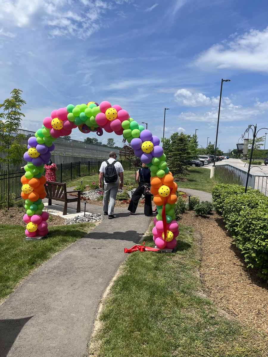 MikeSchmidt2222's tweet photo. Honoured to attend the dedication of the Florence Becker Healing Garden @VillageStClair I was humbled to have known and cared for Florence when she was a resident at #WinstonPark A place for residents, families and team members to ponder, remember and reflect. #WINDSOR https://t.co/TCUf5s9QxN